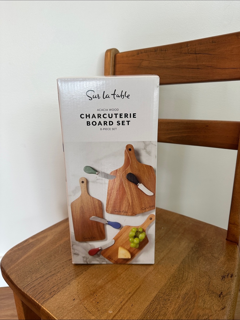 Sur La Table Acacia Wood Charcuterie Board Set - Natural Brown